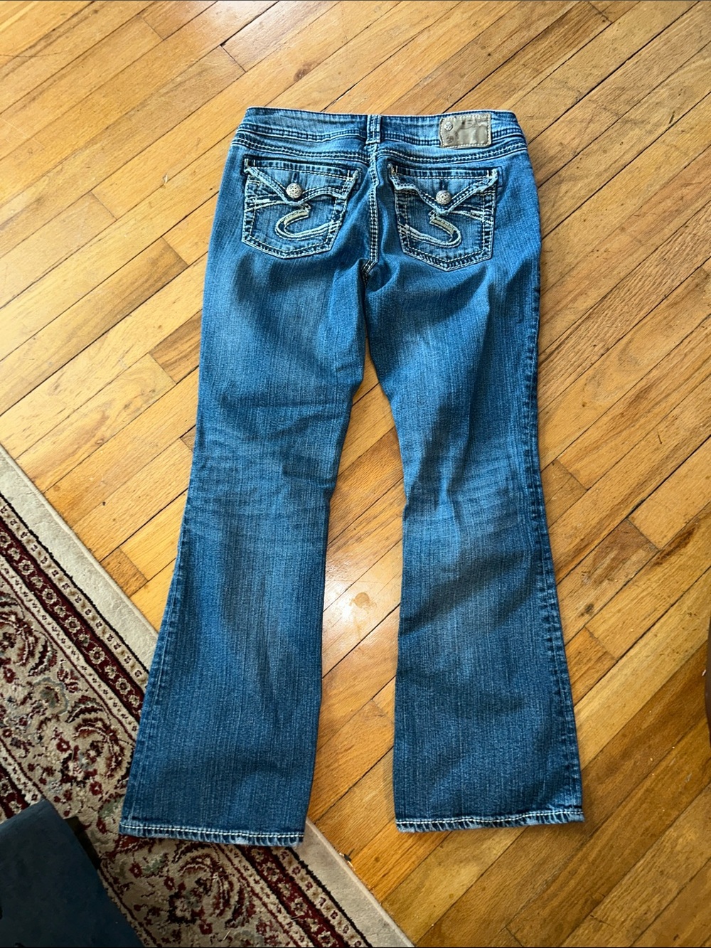 Seven7 Denim Flare Jeans in Blue